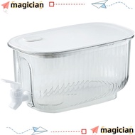 MAGICIAN Beverage Dispenser, PET 4L Drink Dispenser, Thickened Water Dispenser For Parties