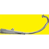 GN125 GZ125 GS125 Full Replacement Chrome Exhaust System Complete / Silencer / Muffler