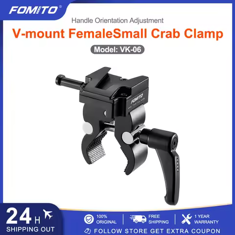 FOMITO V-Mount Battery Mounting Plate Supper Clamp Metal V-Lock Battery Plate for Sony Camera Batter