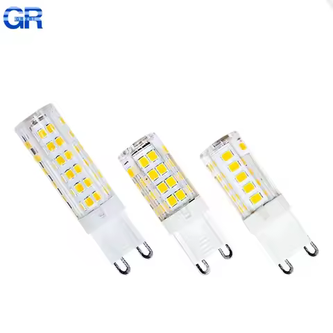 1-10pcs G9 LED Lamp Bulb AC 220V 3W 5W 9W 2835 SMD Ceramic Bombillas Led Light for Chandelier Spotli