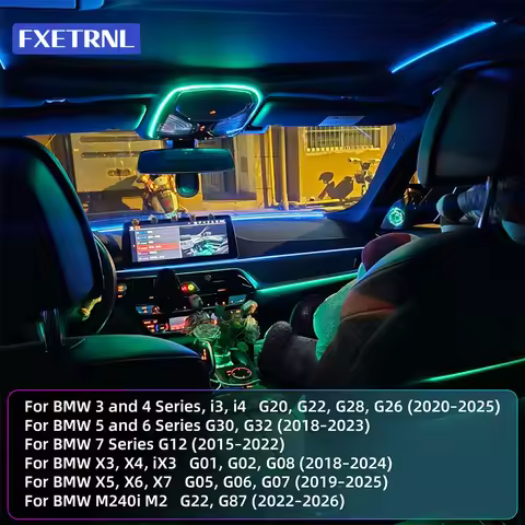 For BMW 3 4 5 6GT 7 X3 X4 Series G20 G30 G05 G06 G07 G01 G60 G70 G45 LED Atmosphere Reading Light St