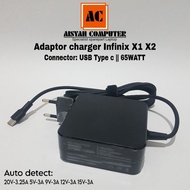 Infinix INBOOX X1 X2 L11 XL12 LAPTOP CHARGER Adapter - 65W USB TYPE C