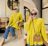 BLOUSE CATTON RAYON OVERSIZE//KEMEJA PREMIUM KATUN RAYON//ALESHA BLOUSE KATUN RAYON SIZE M L XL XXL