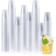 Vplus 2000 Pack 9 OZ Clear Plastic Cups, 9 Ounce Disposable Cold Water Party Drinking Cups for Weddi