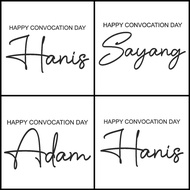 HAPPY CONVOCATION DAY - SIZE A5