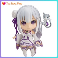 Toyshtoryshop Re: Zero - Starting Life in Another World Emilia Nendoroid Action Figure Model Anime Figure Toys for Kids Girls Hot Sell Figurine with Accessories Collection Dolls Christmas Birthday Gift for Kids 3.8inch