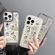 Crystal Case For Vivo Y100 5G Y75 5G V21 5G V21E V23 5G Cute Clear Silicone Case B055