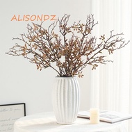 ALISONDZ Eucalyptus Fruit Branch, Plastic Lifelike Artificial Plant Dead Branch, Faux Plant DIY Hand