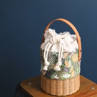 Fairy Forest Natural Rattan BUCKET BAG
