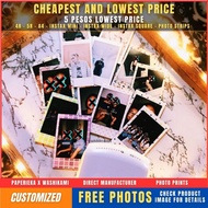 : PHOTO PRINT 4R / 5R / A4 / Instax Mini Wide Square / PhotoStrip / Sticker / Laminated
