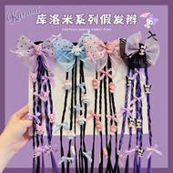 Kids Kuromi Wig Braids Melody Cute Hairbands Children's Cinnamoroll Hairbands Headbands Baby Sweet H