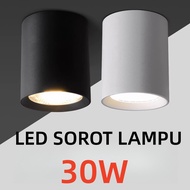 LED spotlight, surface-mounted spotlight, large spotlight 30W