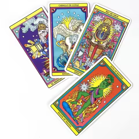 Oracle Tarot Cards Tarot De El Dios De Los Tres Three Gods Tarot Card Tarot Deck Card Game Cards