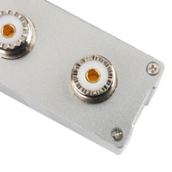 (OFWM) HF Walkie Talkie Ham VHF UHF Tri-Band Amateur Two Way Radio Antenna Combiner MX72 60-100W Lin