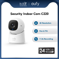 eufy Security Indoor Cam C220 2K Resolution Security Camera with 360° Horizontal View Plug-In Securi