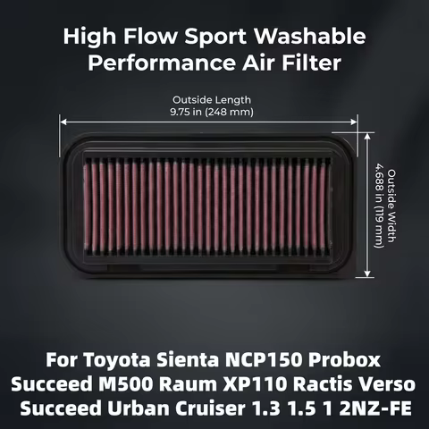 For Toyota Sienta NCP150 Probox Succeed M500 Raum XP110 Ractis Verso Succeed Urban Cruiser 1.3 1.5 1