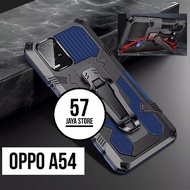 Case Oppo A54 Model Baru Hard Case Klip Silicon Standing Case armor