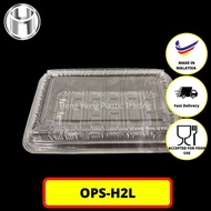 OPS H2L BENXON / Plastic Tray with Lock / Bekas Bakery / Disposable Plastic Clear Food Box - 50PCS+-