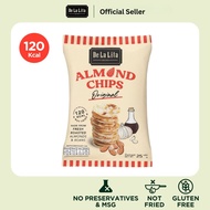 De La Lita เดอลาลิต้า อัลมอนด์ชิปส์ ขนมแผ่นอบกรอบ ขนมคลีน แคลต่ำ Almond Chips (25 g)