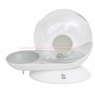 Paws N Tails 2.8L Pet Water Feeder Transparent Glass Cat Dog Drinking Place