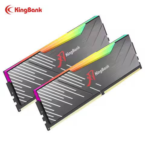 KingBank RGB DDR5 RAM Memory 64GB(2x32GB) 32GB(2x16GB) 6400MHz Gaming Computer Memory Compatible wit