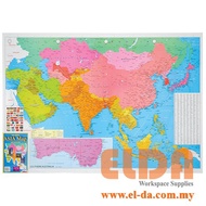Asia Map **ELDA - Workspace Supplies**