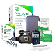 [PRE-ORDER] OneTouch Ultra Plus Flex Value Diabetes Testing Kit | Blood Sugar Test Kit Includes Blood Glucose Meter, Lancing Device, Lancets, OneTouch Ultra Plus Diabetic Test Strips, &amp; Carrying Case | Blood Glucose Monitor Kit (ETA: 2023-11-14)
