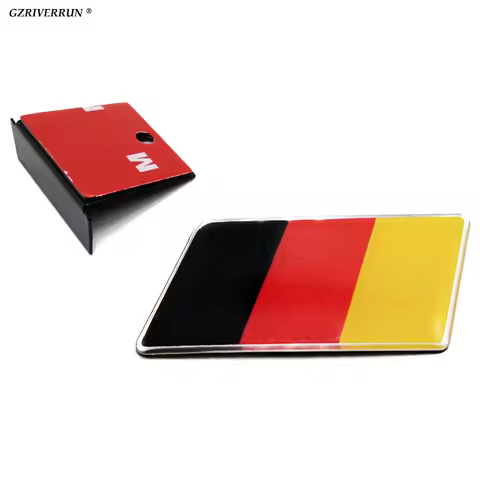 Badge Emblems Front Grille Flag for Golf 5 6 Audi A1 A3 A6 Mercedes Benz Accessories W213 W204 Logo 