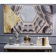 European architectural wall canvas painting 90 x 50 cm