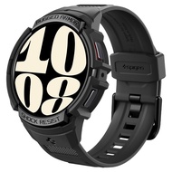 SPIGEN เคสกับสายรัดสำหรับ Galaxy Watch 6 / 6 Classic [Rugged Armor Pro] เคสที่มาพร้อมดีไซน์เรียบง่ายแต่ทนทาน มีการป้องกันต่อการกระแทก / เคส Samsung Galaxy Watch 6 44 40mm / เคส Samsung Galaxy Watch 6 Classic 47 43mm