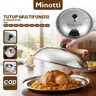 Stainless steel Pot Lid 304 28cm 34CM 38CM 40CM 42CM 44cm Various Sizes Multifunctional Wok Pan Fryi