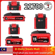 XTITAN MT-21V 3C 5/10/15 Cells 21700 Battery Makita Type Lithium Battery Double Capacity of 18600 Fo