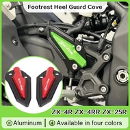 For KAWASAKI ZX-4R ZX-4RR ZX-25R ZX4R ZX4RR ZX25R Motorcycle Footrest Heel Guard Cove Rearsets Foot 