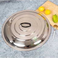 Tutup Wajan/Kuali Jumbo Full Stainless Steel Premium 60-80 CM Anti Karat Tutup Penggorengan Jumbo