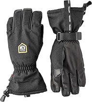 Unisex CZone Mountain 5-Finger Glove, Waterproof, Windproof Leather Alpine Ski Glove for Men & Women