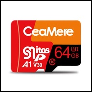 Ceamere Tri-color Memory Card 32GB / 64GB Class10 High