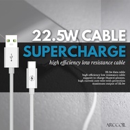 Arccoil 22.5W Supercharge Cable for Huawei Phones Oppo OnePlus