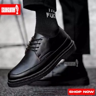Men's Black Oxford Formal Work Shoes - AZFAR