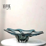 TV Cabinet Fruit Plate Decoration Nordic Vase Restaurant Modern Exquisite Living Room Lobby Glass So