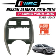 Nissan Almera 2016-2019 9" Android Player Casing ( Silver + Black )