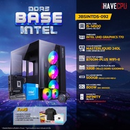 iHAVECPU คอมประกอบ JBSINTD5-92 INTEL I5-14500 / ONBOARD / B760M / 32GB DDR5 5200MHz (SKU-240720784)