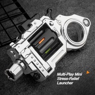Toy Alloy Revolver EDC Fidget Toy Fun Shooting Stress Relief Mini Gun Model Metal Collectible Ring G