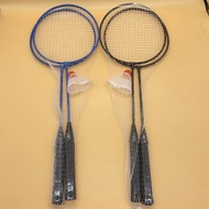 Badminton Racket Double Pack (2 Rackets + 3 Balls) 100 Pound Professional Sports Equipment With Carr