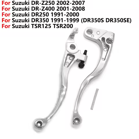 Handlebar Left &Right Brake Clutch Levers For Suzuki DR250 DR350 DR 250 350 Z250 Z400 DR-Z250 DR-Z40