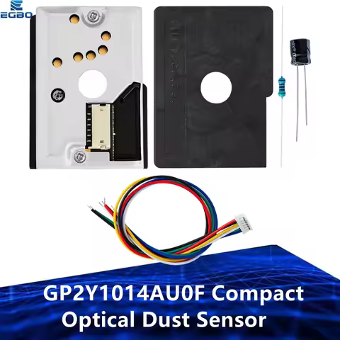 EGBO 1PCS GP2Y1014AU0F Compact Optical Dust Sensor Compatible GP2Y1010AU0F GP2Y1010AUOF Smoke Partic