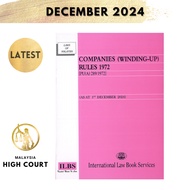 Companies (Winding-Up) Rules 1972 [PU(A) 289/1972] [As At 1st December 2024]