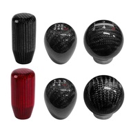 Real Carbon Fiber  Gear Shift Knob 5/6 Speed Round Ball Shape Manual Transmission Shifter Lever Knob