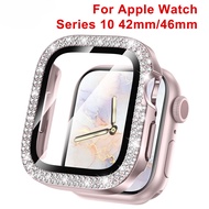 For iWatch 10 diamond-set case iWatch case iWatch 9 bezel double-row diamond-plated case