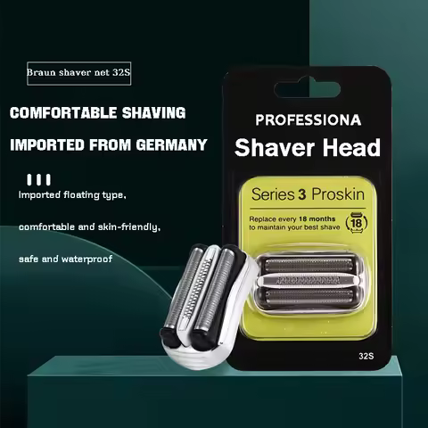 32B 32S Shaver Replacement Head for Braun 3 Series 300S/301S/310S Shaver Change Blade Foil Head Acce