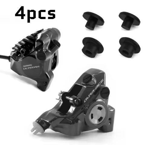 4Pcs Bike Hydraulic Disc Brake Bleed Nipple Rubber Dust Cover Cap for Shimano R7170 R8170 R9270 Road